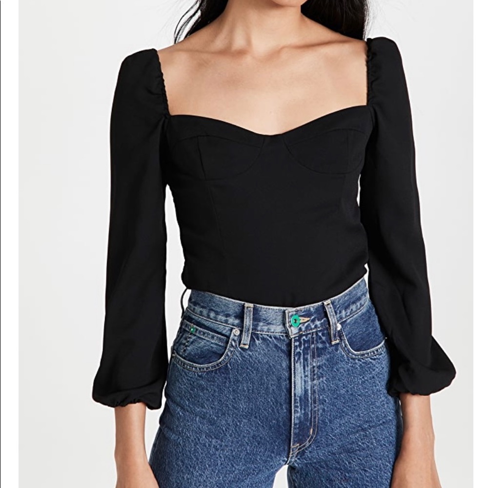 Opt brand, Jojo top. Black, medium. New with tags.